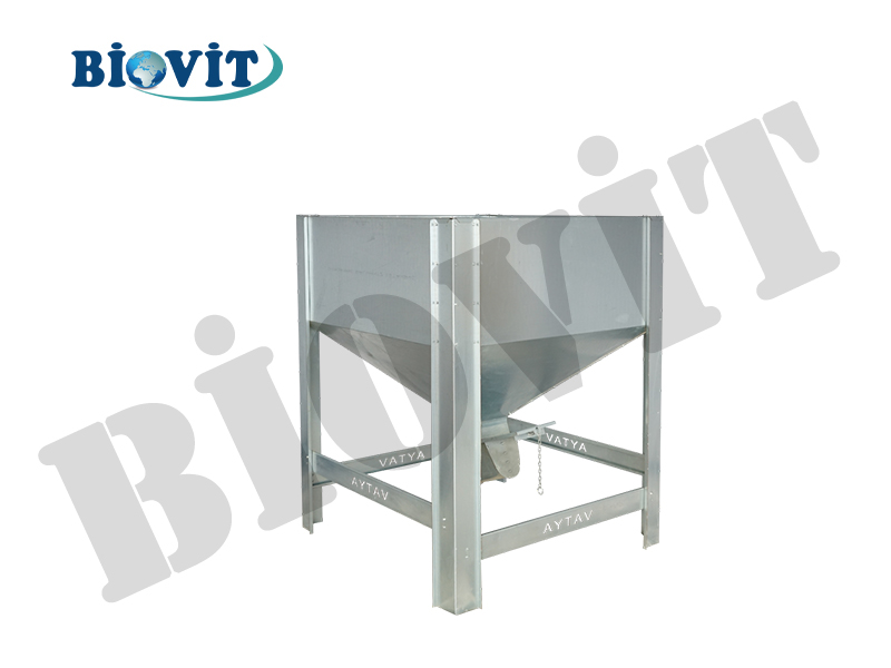 GALVANİZ YEM DEPOSU (500 KG)