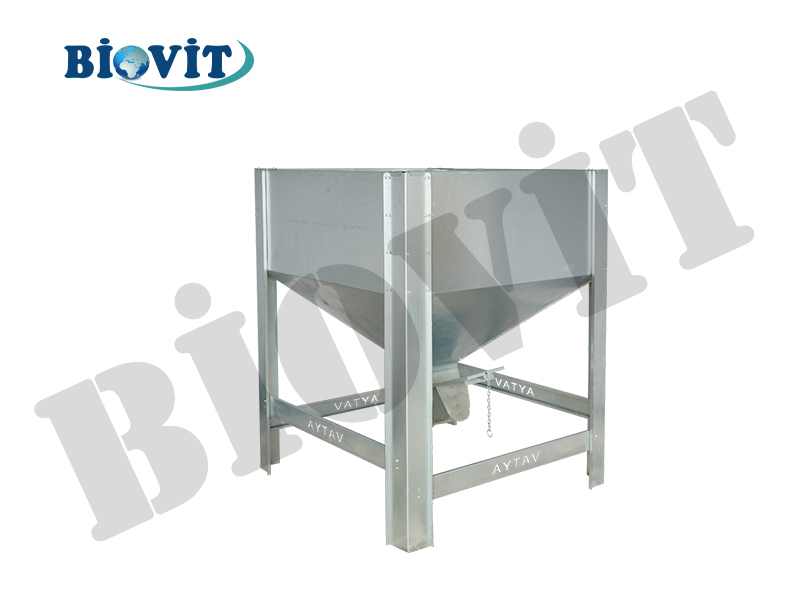 GALVANİZ YEM DEPOSU (1000 KG)