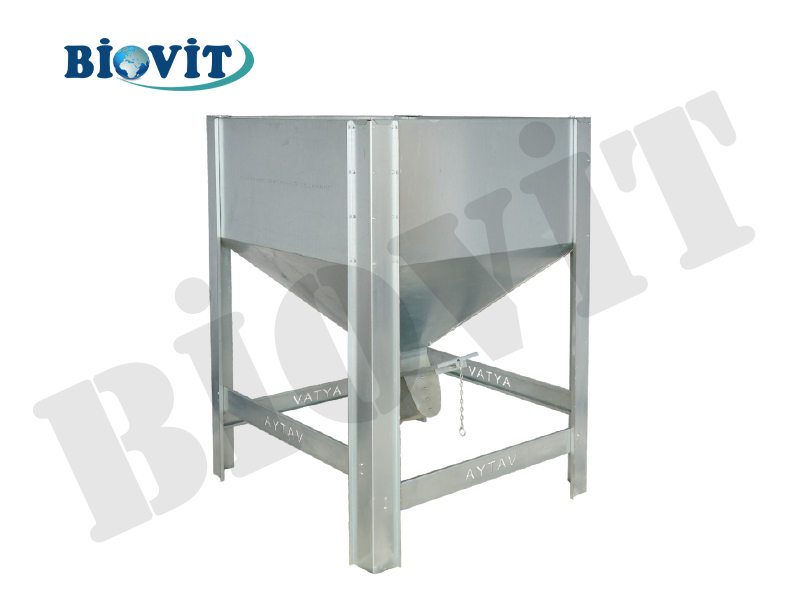 GALVANİZ YEM DEPOSU (1500 KG)